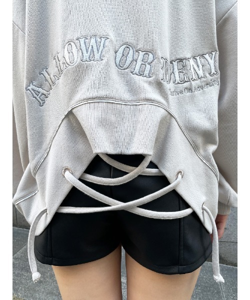 ENVYM（アンビー）の「ウェーブロゴＰＯ（スウェット・レディース・ホワイト/グリーン/ベージュ・FREE）」の14枚目の写真