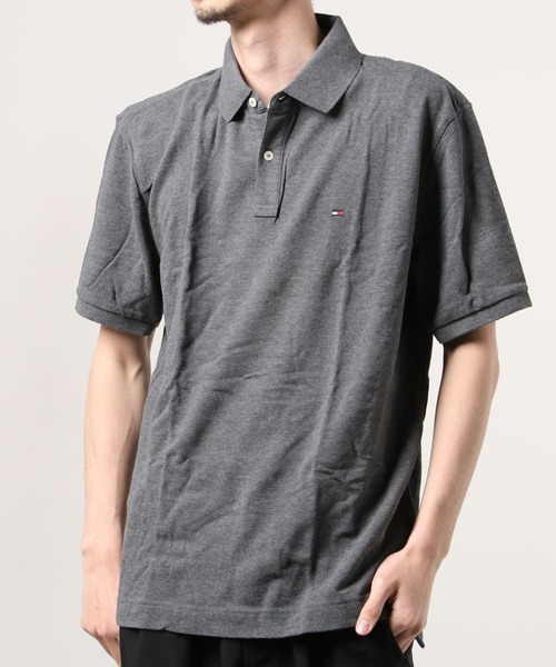TOMMY HILFIGER（トミーヒルフィガー）の「【TOMMY HILFIGER/トミーヒルフィガー】ワンポイントポロシャツ（ポロシャツ・メンズ・ホワイト/ブラック/ネイビー/グレー/ピンク/ネイビー系・S/M/L/XL）」の21枚目の写真