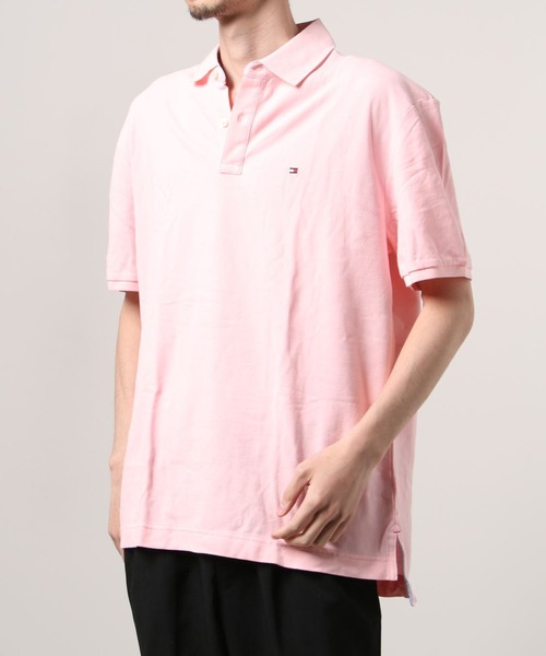 TOMMY HILFIGER（トミーヒルフィガー）の「【TOMMY HILFIGER/トミーヒルフィガー】ワンポイントポロシャツ（ポロシャツ・メンズ・ホワイト/ブラック/ネイビー/グレー/ピンク/ネイビー系・S/M/L/XL）」の17枚目の写真