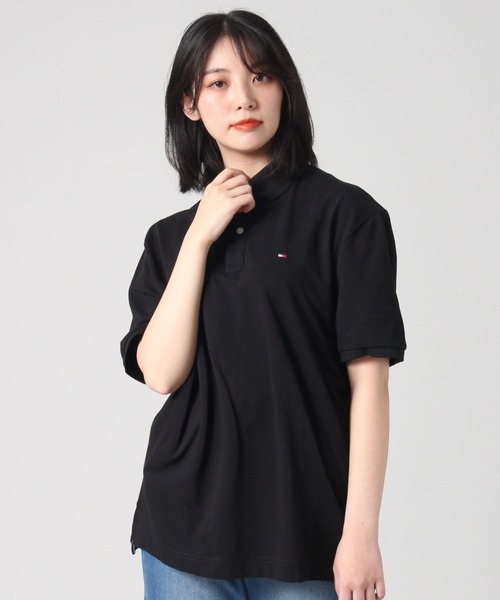 TOMMY HILFIGER（トミーヒルフィガー）の「【TOMMY HILFIGER/トミーヒルフィガー】ワンポイントポロシャツ（ポロシャツ・メンズ・ホワイト/ブラック/ネイビー/グレー/ピンク/ネイビー系・S/M/L/XL）」の12枚目の写真