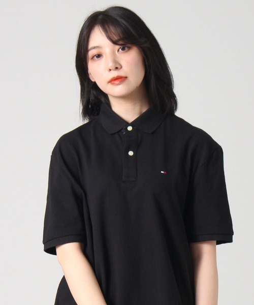 TOMMY HILFIGER（トミーヒルフィガー）の「【TOMMY HILFIGER/トミーヒルフィガー】ワンポイントポロシャツ（ポロシャツ・メンズ・ホワイト/ブラック/ネイビー/グレー/ピンク/ネイビー系・S/M/L/XL）」の11枚目の写真