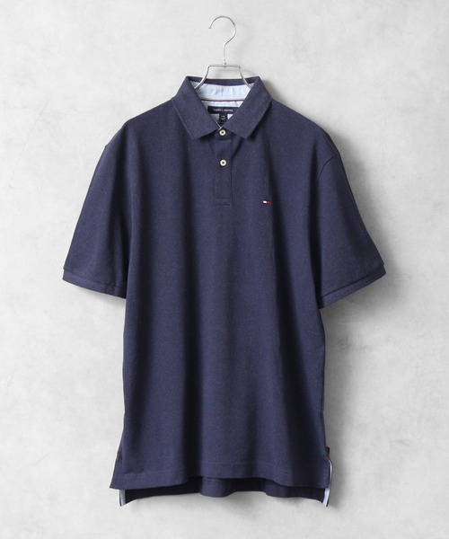 TOMMY HILFIGER（トミーヒルフィガー）の「【TOMMY HILFIGER/トミーヒルフィガー】ワンポイントポロシャツ（ポロシャツ・メンズ・ホワイト/ブラック/ネイビー/グレー/ピンク/ネイビー系・S/M/L/XL）」の14枚目の写真