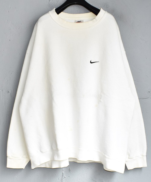 ヴィンテージ古着 90 S Nike ナイキ Swoosh 刺繍 クルーネックスウェット Usa製 スウェット Nike ナイキ のファッション通販 Zozotown