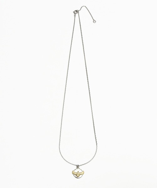 TMT（ティーエムティー）の「EAGLE COIN NECKLACE(GOLD & SILVER)（ネックレス・メンズ・シルバー・FREE）」の3枚目の写真