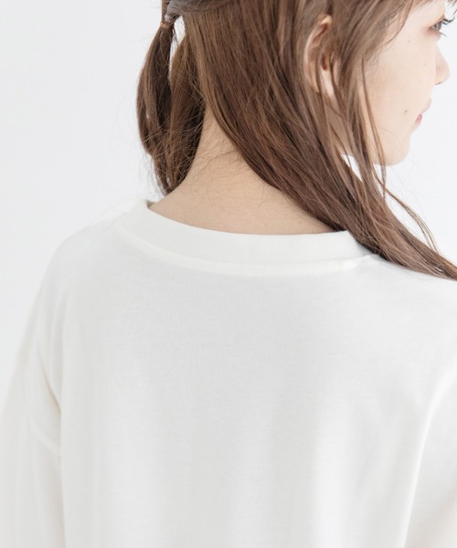 Mysa&Liina（ミーサリーナ）の「ジャガードビスチェＴシャツセット（Tシャツ/カットソー・レディース・ブラック/アイボリー/ラベンダー・M）」の21枚目の写真