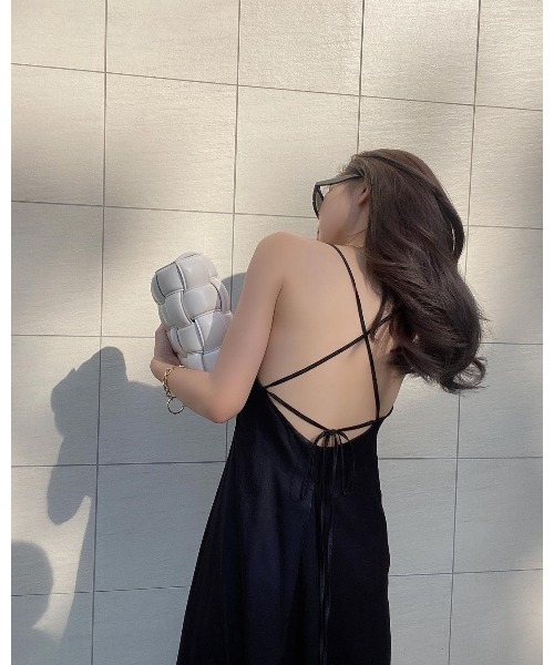 直売割引 のeimy ワンピース Istoire エイミーイストワール のワンピース バッククロスサテンキャミワンピース 0 をセール価格で購入できます Eimyバッククロスサテンキャミワンピース 買い正規店の