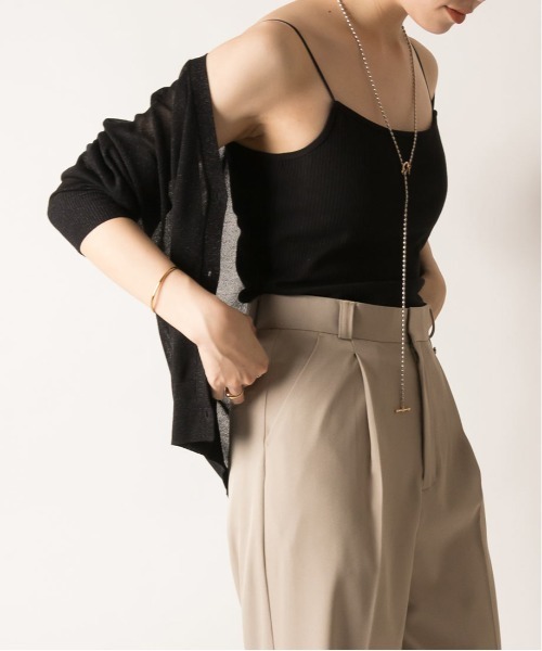 RANDA（ランダ）の「バックオープンカップ付きキャミソール（キャミソール・レディース・ライトグレー/ブラック/ベージュ/アイボリー・FREE）」の19枚目の写真