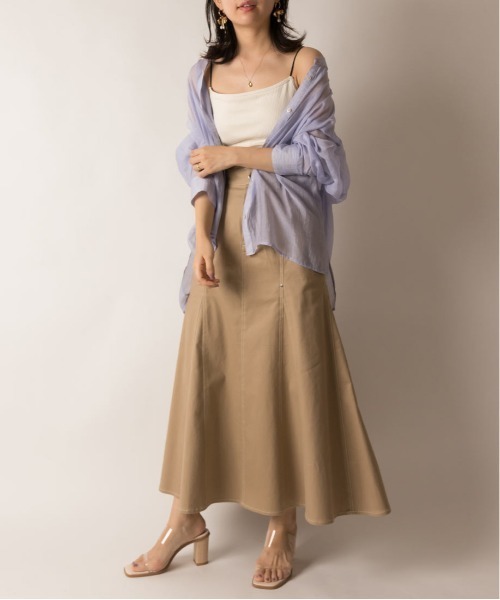 RANDA（ランダ）の「バックオープンカップ付きキャミソール（キャミソール・レディース・ライトグレー/ブラック/ベージュ/アイボリー・FREE）」の16枚目の写真