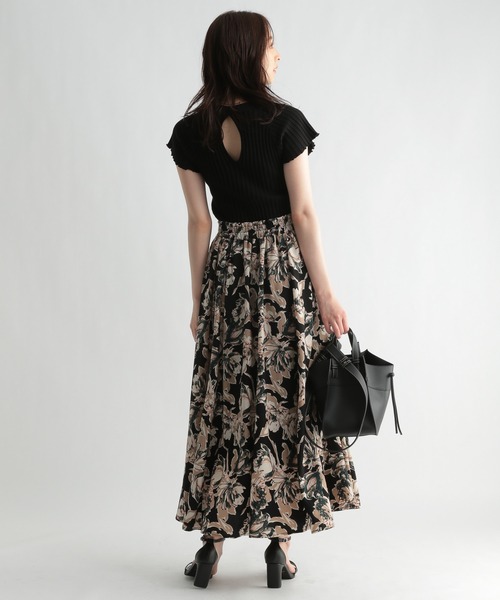 Andemiu（アンデミュウ）の「リブデザインニット956851（ニット/セーター・レディース・ピンクベージュ/ブラウン/イエロー/ブラック・FREE）」の10枚目の写真