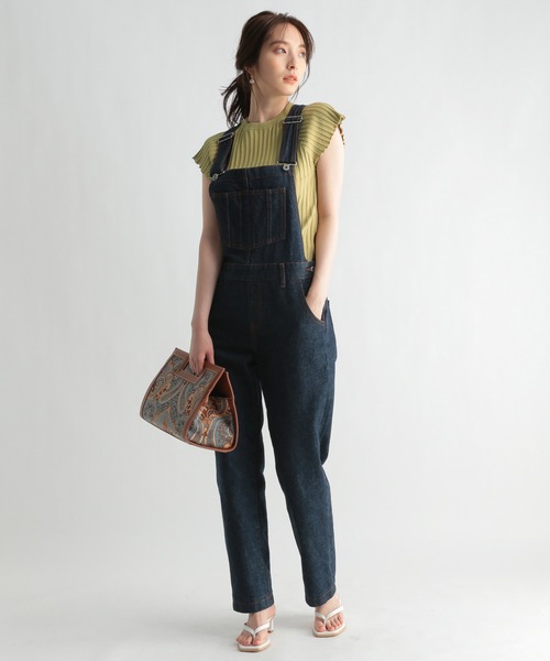 Andemiu（アンデミュウ）の「リブデザインニット956851（ニット/セーター・レディース・ピンクベージュ/ブラウン/イエロー/ブラック・FREE）」の14枚目の写真