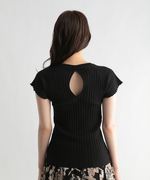 Andemiu（アンデミュウ）の「リブデザインニット956851（ニット/セーター・レディース・ピンクベージュ/ブラウン/イエロー/ブラック・FREE）」の15枚目の写真