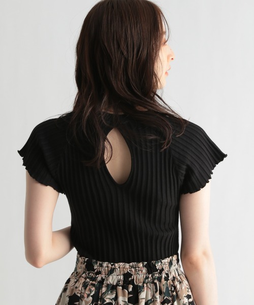 Andemiu（アンデミュウ）の「リブデザインニット956851（ニット/セーター・レディース・ピンクベージュ/ブラウン/イエロー/ブラック・FREE）」の13枚目の写真