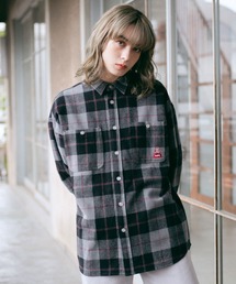 X-girl | FACE HEAVYWEIGHT FLANNEL SHIRT(シャツ/ブラウス)