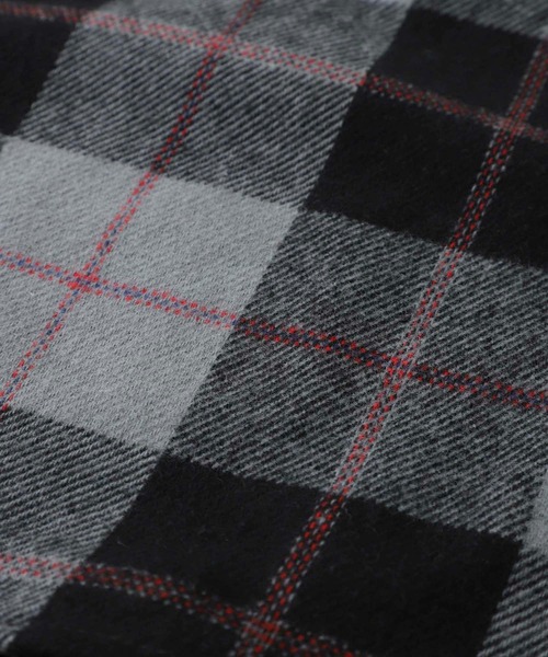 X-girl（エックスガール）の「FACE HEAVYWEIGHT FLANNEL SHIRT（シャツ/ブラウス・レディース・ブラック/ブラウン/オレンジ/グリーン・S/M）」の8枚目の写真