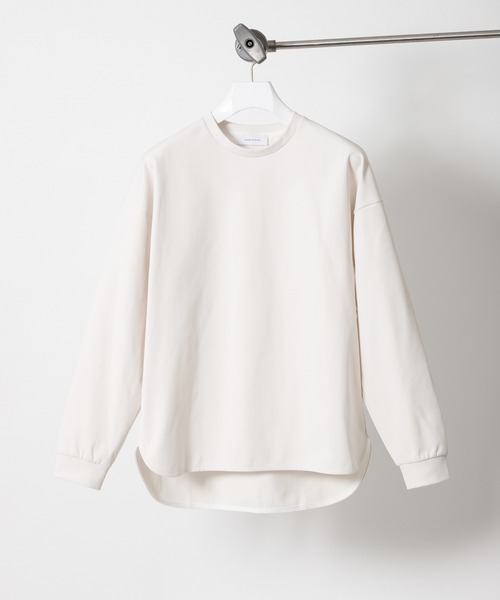 ポンチドロップショルダーL/S Tee（Tシャツ/カットソー）｜ADAM ET