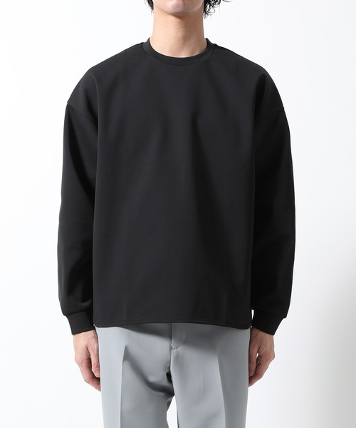 ポンチドロップショルダーL/S Tee（Tシャツ/カットソー）｜ADAM ET