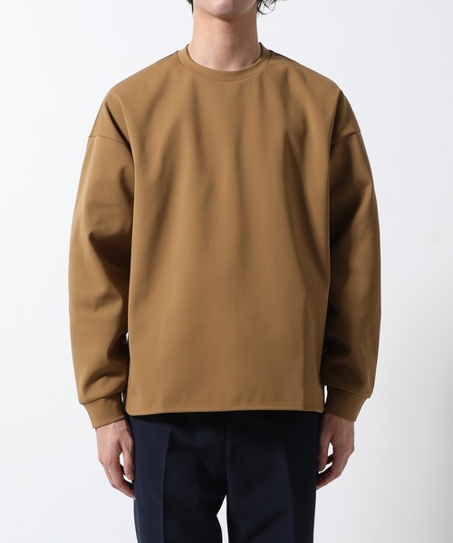 ポンチドロップショルダーL/S Tee（Tシャツ/カットソー）｜ADAM ET