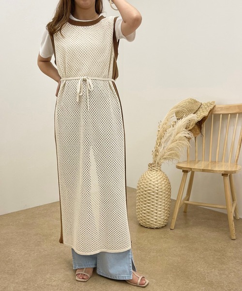 apres jour clair(アプレジュールクレア)の「【apres jour clair】2WAYメッシュワンピース【ZOZOTOWN限定アイテム】(ワンピース・レディース・ベージュ/その他/アイボリー・フリー/X-LARGE)」の13枚目の写真