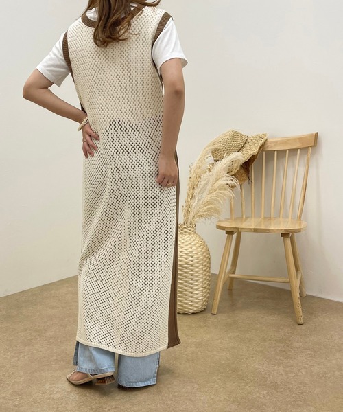 apres jour clair(アプレジュールクレア)の「【apres jour clair】2WAYメッシュワンピース【ZOZOTOWN限定アイテム】(ワンピース・レディース・ベージュ/その他/アイボリー・フリー/X-LARGE)」の17枚目の写真