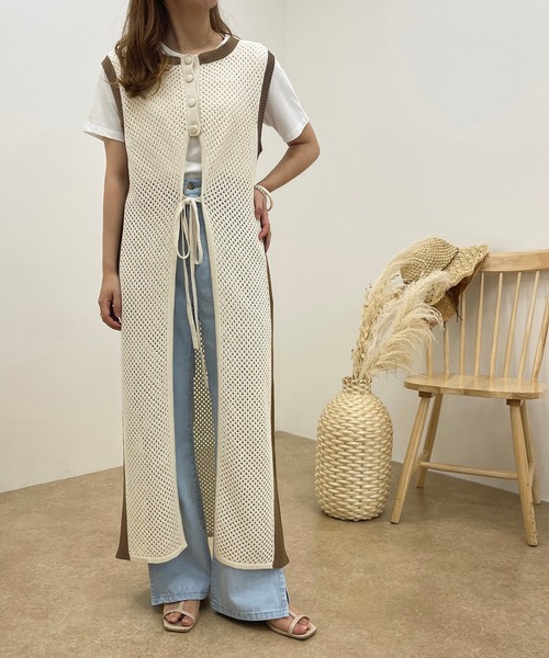 apres jour clair(アプレジュールクレア)の「【apres jour clair】2WAYメッシュワンピース【ZOZOTOWN限定アイテム】(ワンピース・レディース・ベージュ/その他/アイボリー・フリー/X-LARGE)」の14枚目の写真