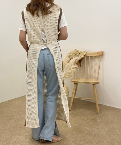 apres jour clair(アプレジュールクレア)の「【apres jour clair】2WAYメッシュワンピース【ZOZOTOWN限定アイテム】(ワンピース・レディース・ベージュ/その他/アイボリー・フリー/X-LARGE)」の15枚目の写真