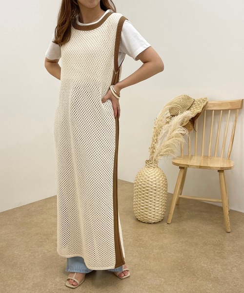 apres jour clair(アプレジュールクレア)の「【apres jour clair】2WAYメッシュワンピース【ZOZOTOWN限定アイテム】(ワンピース・レディース・ベージュ/その他/アイボリー・フリー/X-LARGE)」の12枚目の写真