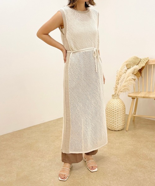 apres jour clair(アプレジュールクレア)の「【apres jour clair】2WAYメッシュワンピース【ZOZOTOWN限定アイテム】(ワンピース・レディース・ベージュ/その他/アイボリー・フリー/X-LARGE)」の21枚目の写真