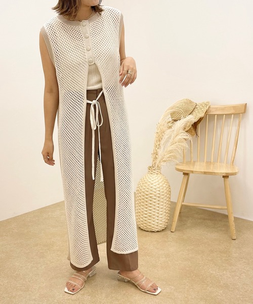 apres jour clair(アプレジュールクレア)の「【apres jour clair】2WAYメッシュワンピース【ZOZOTOWN限定アイテム】(ワンピース・レディース・ベージュ/その他/アイボリー・フリー/X-LARGE)」の22枚目の写真