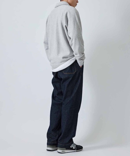 BATONER（バトナー）の「【BATONER EX】HALF ZIP POLO/UNISEX（スウェット・メンズ・グレー・M/L）」の12枚目の写真