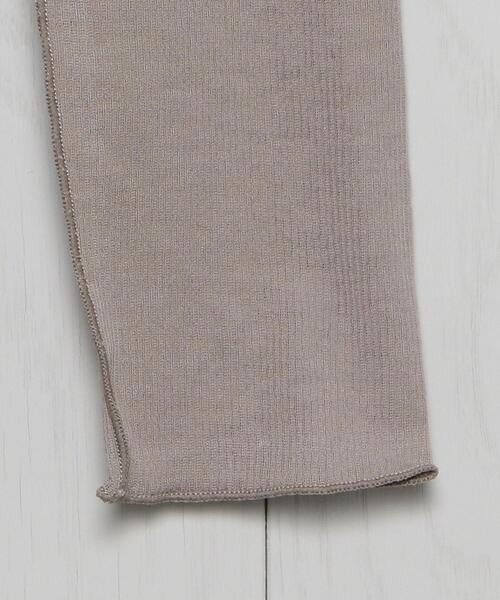 H　BEAUTY&YOUTH UNITED ARROWS（エイチビューティーアンドユースユナイテッドアローズ）の「＜H＞COTTON RIB CREW NECK PULLOVER/カットソー（Tシャツ/カットソー・レディース・ホワイト/ブラック/ダークグリーン/オレンジ/モカ/ライム/ライラック・FREE）」の17枚目の写真