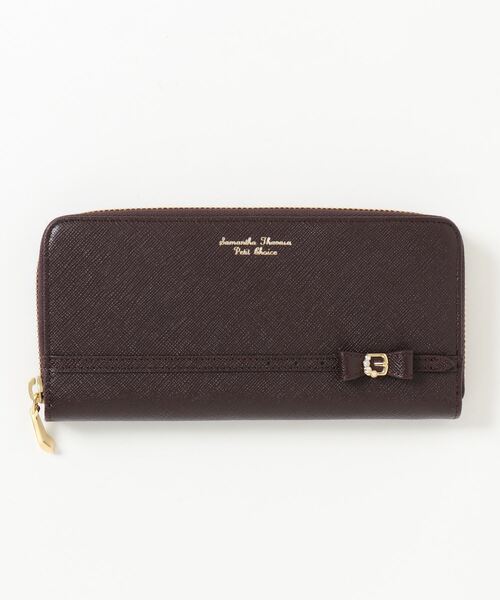 リボンビジューベルト ラウンド長財布