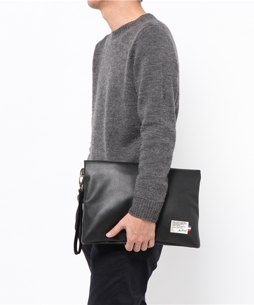 WEGO（ウィゴー）の「WEGO/口折れクラッチバッグ（クラッチバッグ・メンズ・ブラック/ネイビー/ワイン・FREE）」の10枚目の写真