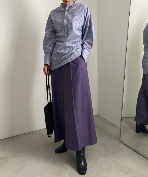 Ameri(アメリ)の「BALLOON SLEEVE SHAPE SHIRT(シャツ/ブラウス・レディース・ホワイト/イエロー/マルチ・FREE)」の6枚目の写真