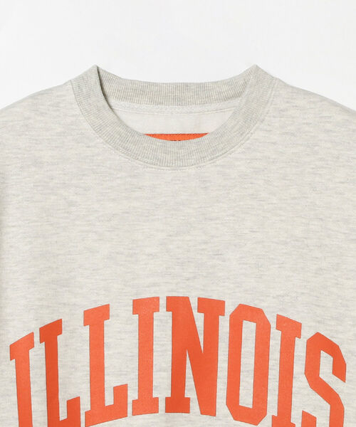 UNIVERSAL OVERALL(ユニバーサルオーバーオール)の「UNIVERSAL OVERALL / Sweat Shirt "ILLINOIS"(スウェット・メンズ・ダークグリーン/カーキ/ホワイト系その他7・MEDIUM/LARGE/X-LARGE)」の5枚目の写真