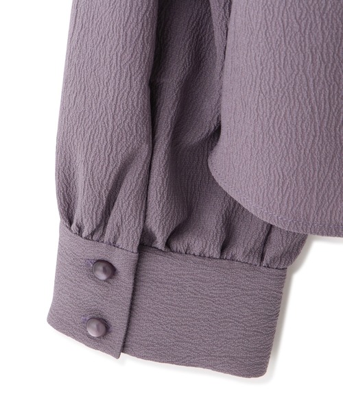 PROPORTION BODY DRESSING(プロポーションボディドレッシング)の「ボウタイリボンオータムブラウス / 1211210915(シャツ/ブラウス・レディース・ホワイト系その他/ブルー系その他/グレー・MEDIUM/SMALL)」の18枚目の写真