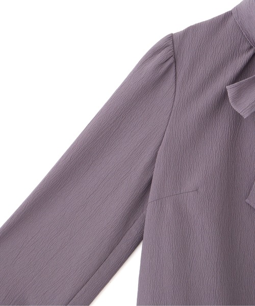 PROPORTION BODY DRESSING(プロポーションボディドレッシング)の「ボウタイリボンオータムブラウス / 1211210915(シャツ/ブラウス・レディース・ホワイト系その他/ブルー系その他/グレー・MEDIUM/SMALL)」の20枚目の写真