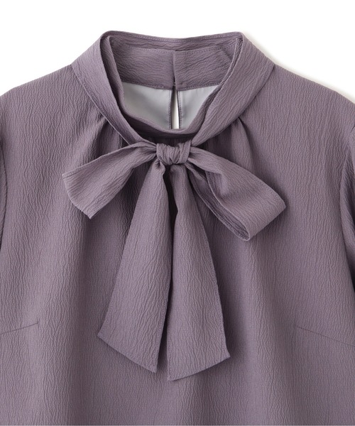 PROPORTION BODY DRESSING(プロポーションボディドレッシング)の「ボウタイリボンオータムブラウス / 1211210915(シャツ/ブラウス・レディース・ホワイト系その他/ブルー系その他/グレー・MEDIUM/SMALL)」の22枚目の写真