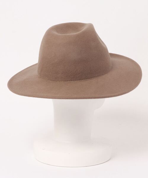 coca（coca）（コカ）の「ウールハット（ハット・レディース・ベージュ/チャコールグレー・ONE SIZE）」の3枚目の写真
