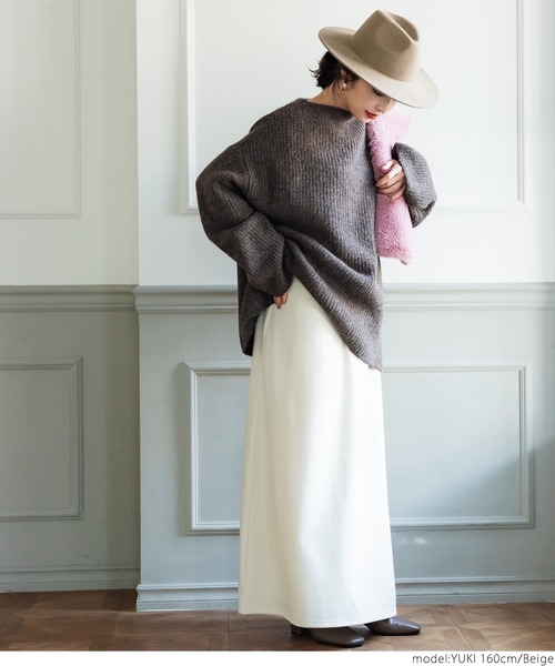 coca（coca）（コカ）の「ウールハット（ハット・レディース・ベージュ/チャコールグレー・ONE SIZE）」の15枚目の写真