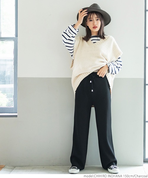 coca（coca）（コカ）の「ウールハット（ハット・レディース・ベージュ/チャコールグレー・ONE SIZE）」の10枚目の写真