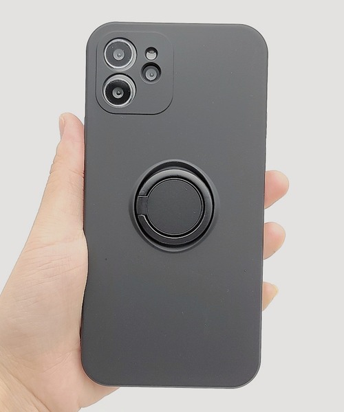 Lace Ladies(レースレディース)の「リング一体型 シリコン ストラップ付 スマホケース(スマホケース/カバー・レディース・ラベンダー/ピンク/ブラック/ライトグリーン/ホワイト・A/B/C/H/J/K/D/E/F/G/I/N/Q/P/W/U/R/V/T/O/15D/15L/15Y/15 )」の1枚目の写真