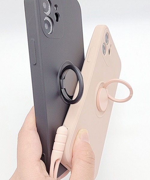 Lace Ladies(レースレディース)の「リング一体型 シリコン ストラップ付 スマホケース(スマホケース/カバー・レディース・ラベンダー/ピンク/ブラック/ライトグリーン/ホワイト・A/B/C/H/J/K/D/E/F/G/I/N/Q/P/W/U/R/V/T/O/15D/15L/15Y/15 )」の9枚目の写真