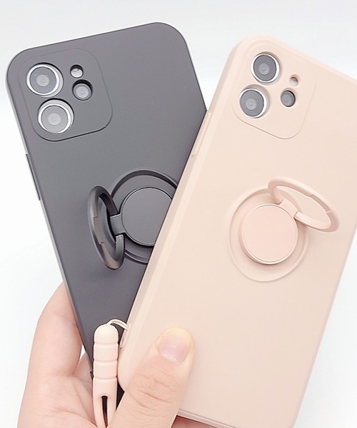 Lace Ladies(レースレディース)の「リング一体型 シリコン ストラップ付 スマホケース(スマホケース/カバー・レディース・ラベンダー/ピンク/ブラック/ライトグリーン/ホワイト・A/B/C/H/J/K/D/E/F/G/I/N/Q/P/W/U/R/V/T/O/15D/15L/15Y/15 )」の7枚目の写真