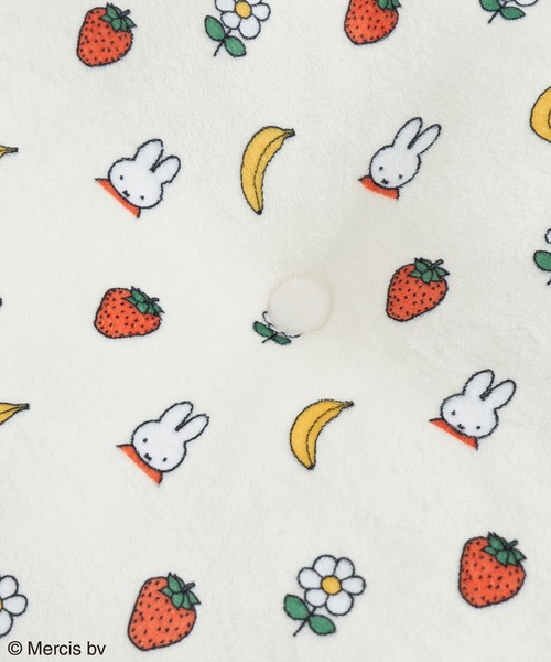 Miffy（ ミッフィー）の「【miffy×ROPE' PICNIC】フルーツフラワープリントふかふかクッション（クッション/クッションカバー・レディース・ネイビー/キナリ・FREE）」の7枚目の写真