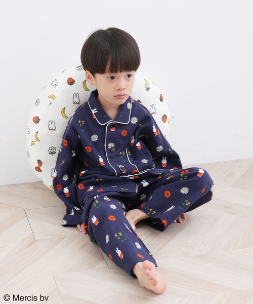 Miffy（ ミッフィー）の「【miffy×ROPE' PICNIC】フルーツフラワープリントふかふかクッション（クッション/クッションカバー・レディース・ネイビー/キナリ・FREE）」の16枚目の写真