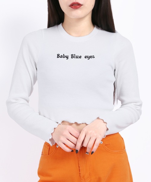 WC（ダブル シー）の「ロゴメロウトップス（Tシャツ/カットソー・レディース・ホワイト/ブラック・FREE）」の2枚目の写真