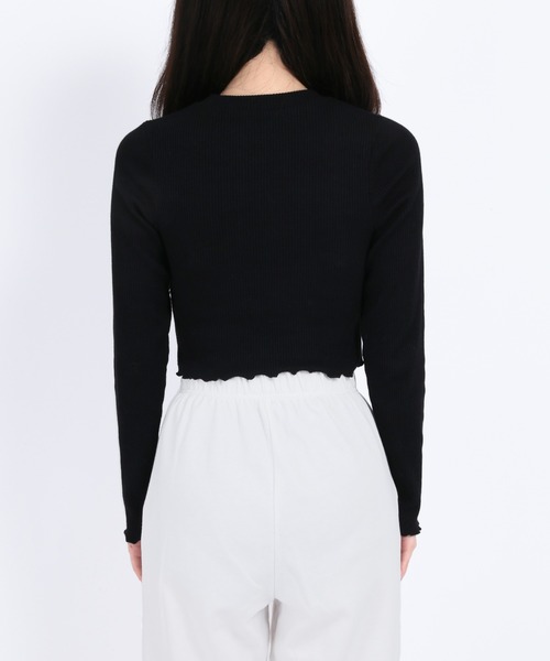 WC（ダブル シー）の「ロゴメロウトップス（Tシャツ/カットソー・レディース・ホワイト/ブラック・FREE）」の6枚目の写真