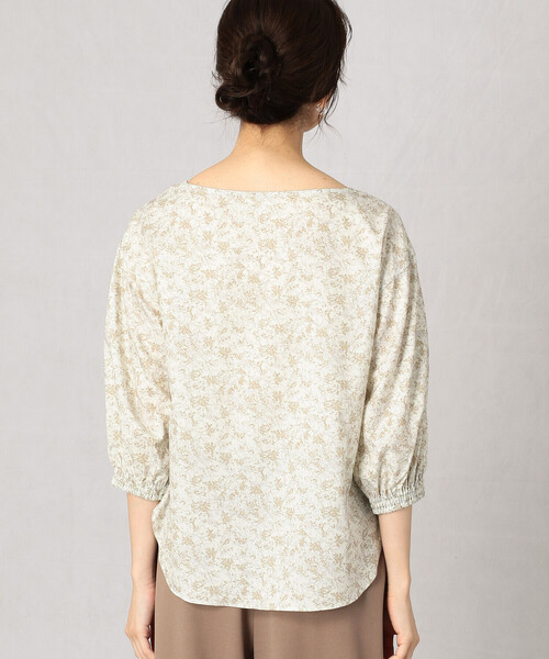 Comme Ca Mature(コムサマチュア)の「フラワープリント ブラウス(シャツ/ブラウス・レディース・ブラック/ブラウン/アイボリー・MEDIUM/LARGE)」の10枚目の写真