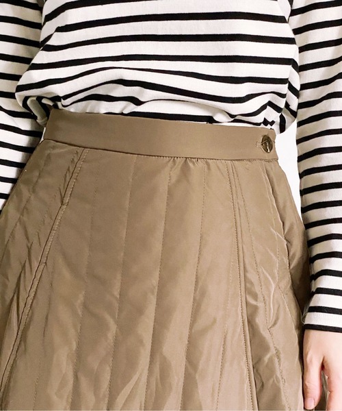 ottilie（オティーリエ）の「中綿キルトフレアースカート（スカート・レディース・ブラック/カーキ・FREE）」の14枚目の写真