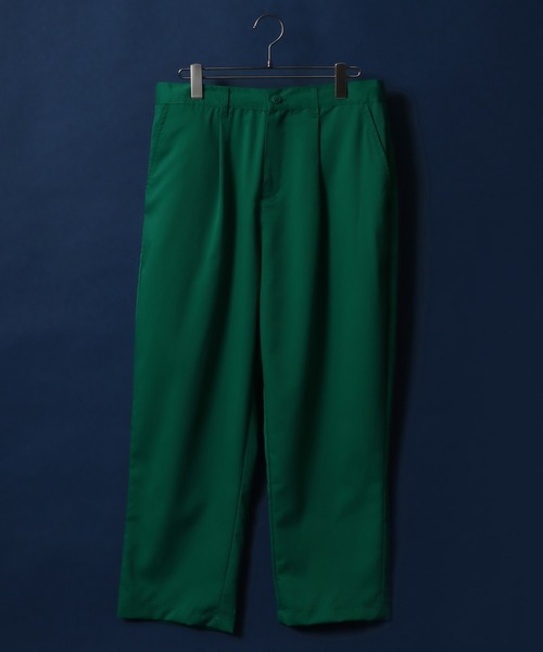 ANPAS(アンパス)の「TR Wide Tapered Pants/TR ワイドテーパードパンツ スラックス カラーパンツ(スラックス・メンズ・ブラック/ベージュ/オリーブ/チェック/グレイッシュベージュ/グレイッシュブルー/ベージュ系その他/グリーン/カーキ/モカ/ブルー・LL/M/L)」の22枚目の写真